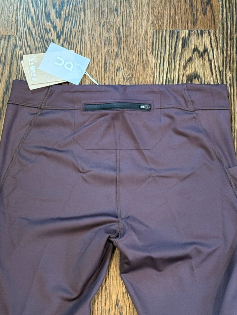 NWT - On Running - Men’s Performance Tights - Maroon - Size Large - Picture 5 of 5